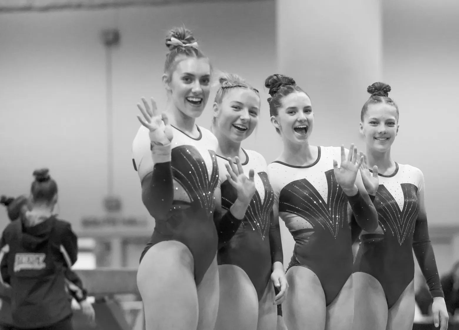 Chow's team celebrates together